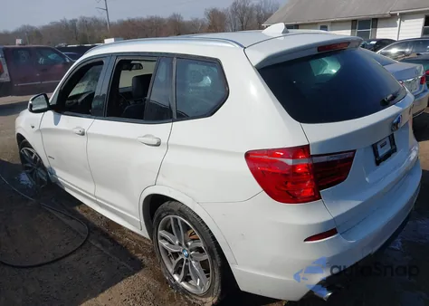 2017 BMW X3 xDrive35I z USA, uszkodzony, nr VIN 5UXWX7C31H0W39650